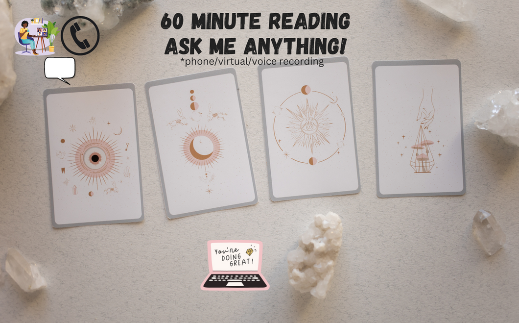 60 Minute Reading (Virtual Call)